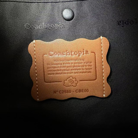 Coach Alter Ego Shoulder Bag In Checkerboard Upcrafted Leather Coachtopia CBE00 - Picture 7 of 9